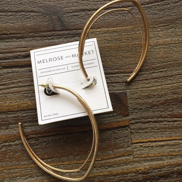 Melrose and Market Jewelry - Melrose and Market Hoops NWT